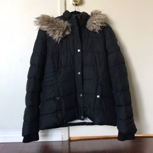 Abercrombie & Fitch Black Puffer Jacket